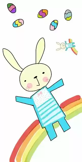 Free download Bunny Rabbit Easter Egg -  free illustration to be edited with GIMP free online image editor