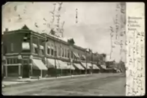 Free download Business Block, Galena Kans, 1911 Postcard free photo or picture to be edited with GIMP online image editor