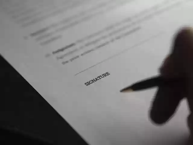 Free download business signature contract deal free picture to be edited with GIMP free online image editor