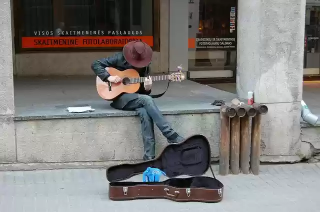 Free download busker street mu music instrument free picture to be edited with GIMP free online image editor