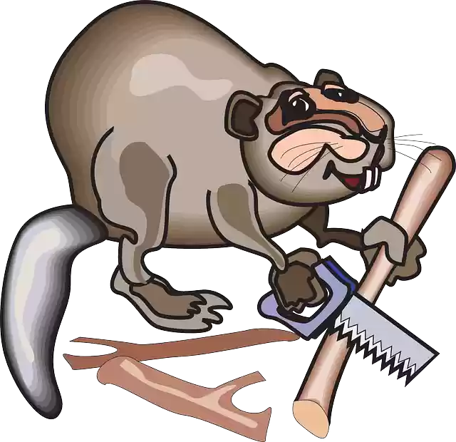 Free download Busy Saw Beaver - Free vector graphic on Pixabay free illustration to be edited with GIMP free online image editor