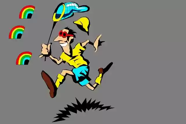 Free download Butterflies Chasing Man -  free illustration to be edited with GIMP free online image editor