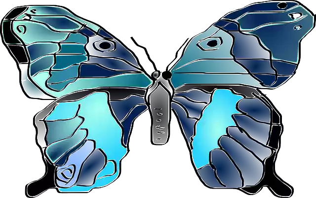 Free download Butterfly Blue - Free vector graphic on Pixabay free illustration to be edited with GIMP free online image editor