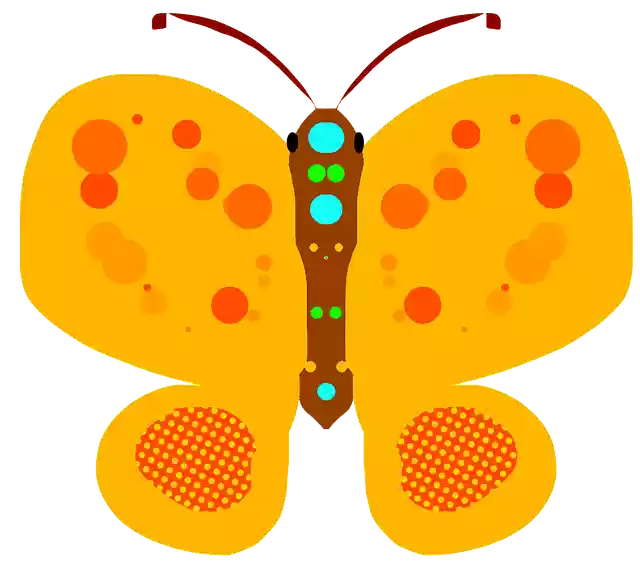 Free download Butterfly Drawing Spring -  free illustration to be edited with GIMP free online image editor