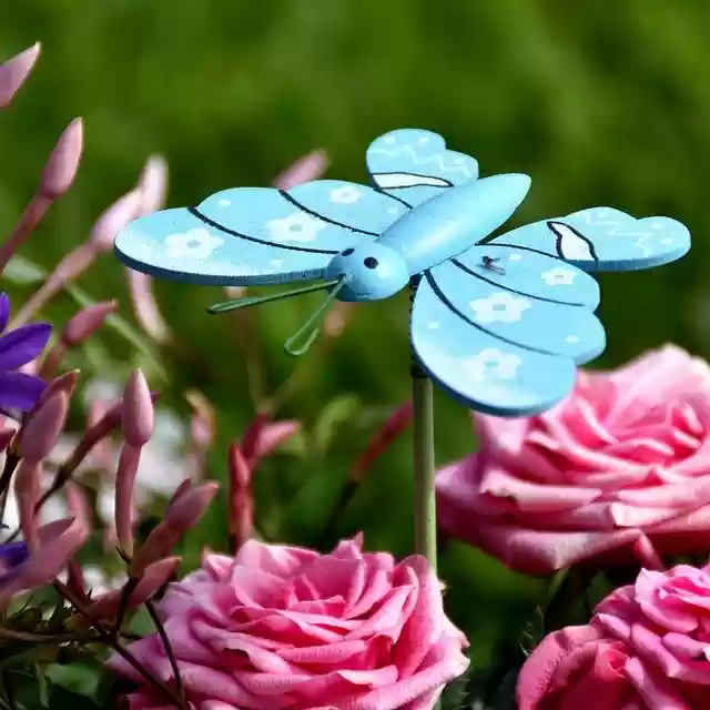 Free download Butterfly Figure Flowers -  free photo or picture to be edited with GIMP online image editor
