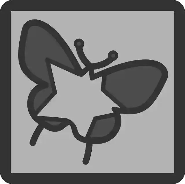 Free download Butterfly Star Design - Free vector graphic on Pixabay free illustration to be edited with GIMP free online image editor