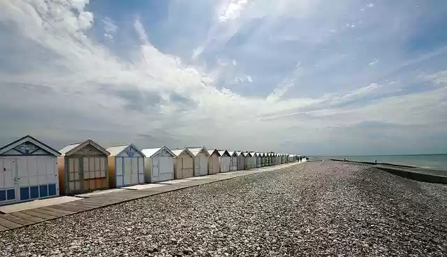 Free download Cabin Beach Sky -  free free photo or picture to be edited with GIMP online image editor