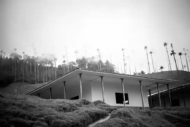 Free download Cabin Black And White Peasant Hard -  free photo or picture to be edited with GIMP online image editor