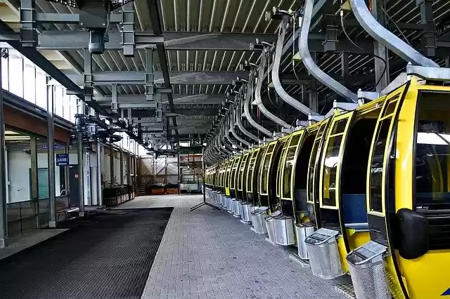 Free download Cable Car Cabins Hall Service -  free photo or picture to be edited with GIMP online image editor