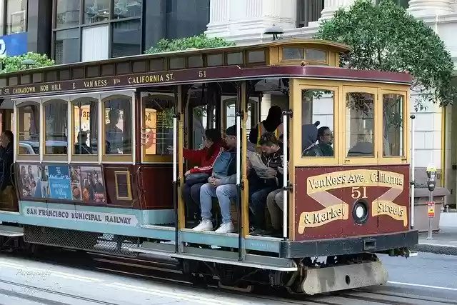 Free download Cable Car San Francisco California -  free photo or picture to be edited with GIMP online image editor