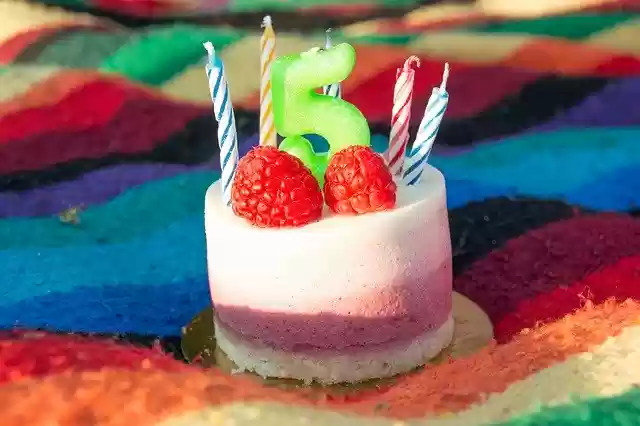 Free download Cake 5Th Birthday Candles -  free photo or picture to be edited with GIMP online image editor