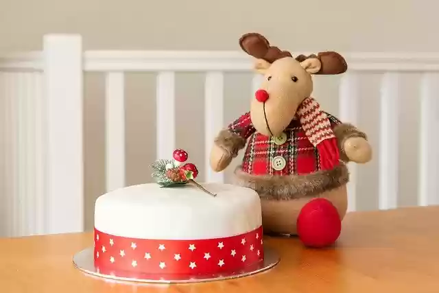Free download cake reindeer christmas free picture to be edited with GIMP free online image editor
