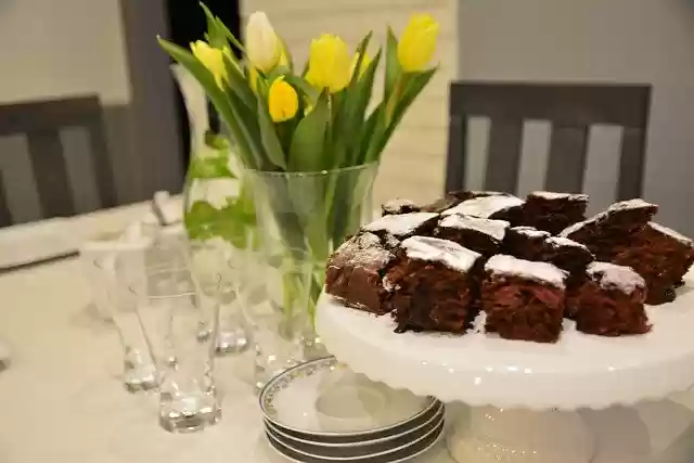 Free download Cake Tulips Cup -  free photo or picture to be edited with GIMP online image editor