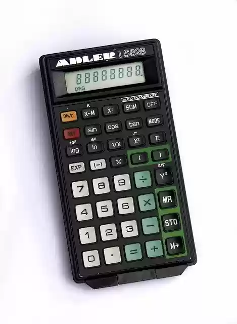 Free download Calculator Retro Old -  free photo or picture to be edited with GIMP online image editor