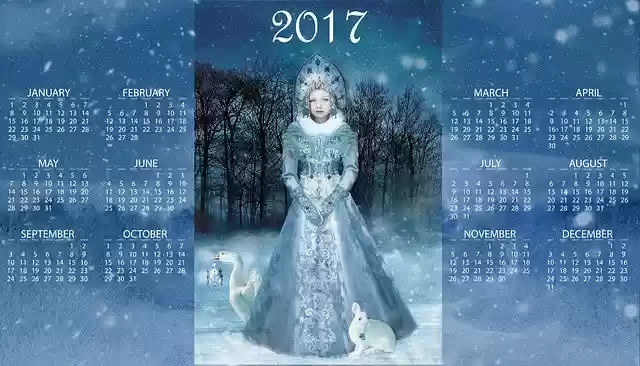 Free download Calendar Time 2017 -  free illustration to be edited with GIMP free online image editor
