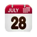 Calendar w/ Lunar Phases  screen for extension Chrome web store in OffiDocs Chromium