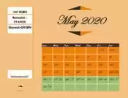 Free download CALENDER MAY 2020 free photo or picture to be edited with GIMP online image editor