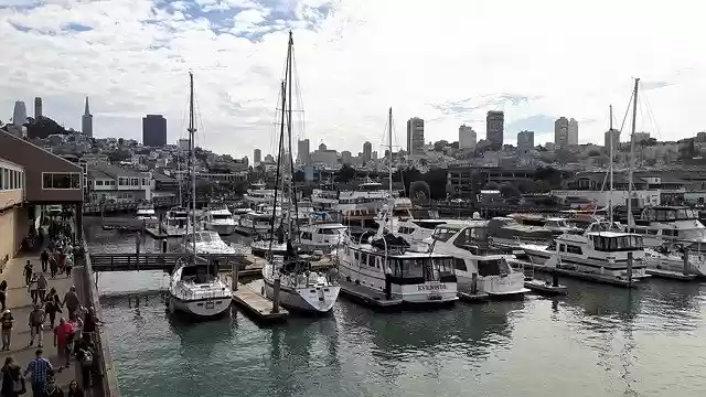 Free download California Shipwharf Boats -  free photo or picture to be edited with GIMP online image editor
