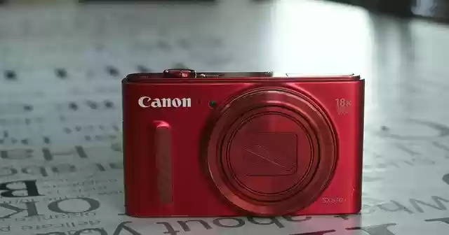 Free download Camera Red Canon -  free photo or picture to be edited with GIMP online image editor