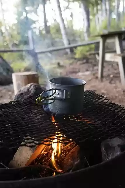 Free download camping fire campfire forest free picture to be edited with GIMP free online image editor