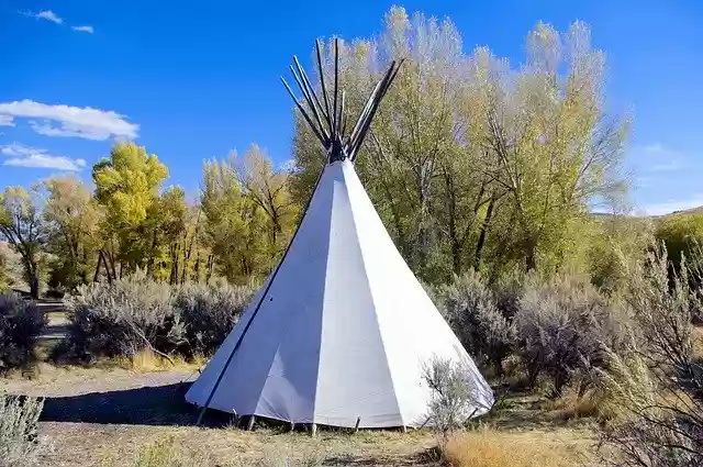 Free download Camping Tipi At Bannack Campground free photo template to be edited with GIMP online image editor