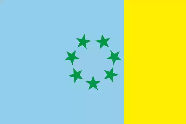 Free download Canary Islands Flag Vexillology - Free vector graphic on Pixabay free illustration to be edited with GIMP free online image editor