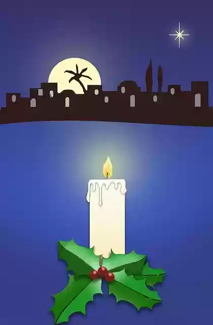 Free download Candle Christmas Stars -  free illustration to be edited with GIMP free online image editor