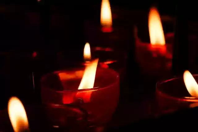 Free download Candle Fire Christmas free photo template to be edited with GIMP online image editor