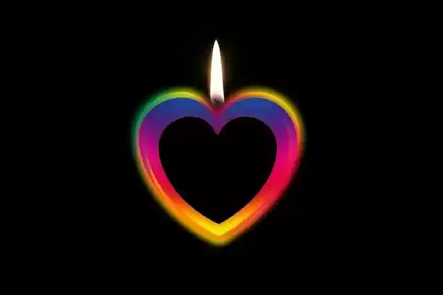 Free download Candle Heart Love -  free photo or picture to be edited with GIMP online image editor