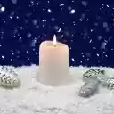 Candle light and cold night  screen for extension Chrome web store in OffiDocs Chromium