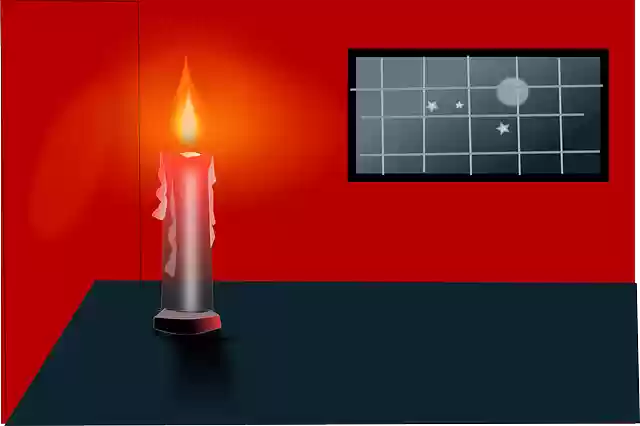 Free download Candle Table Room - Free vector graphic on Pixabay free illustration to be edited with GIMP free online image editor