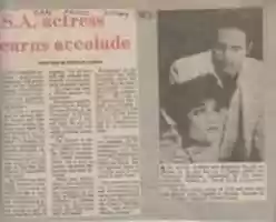 Free download Cape Argus Interview Angelique Rockas 1983 free photo or picture to be edited with GIMP online image editor