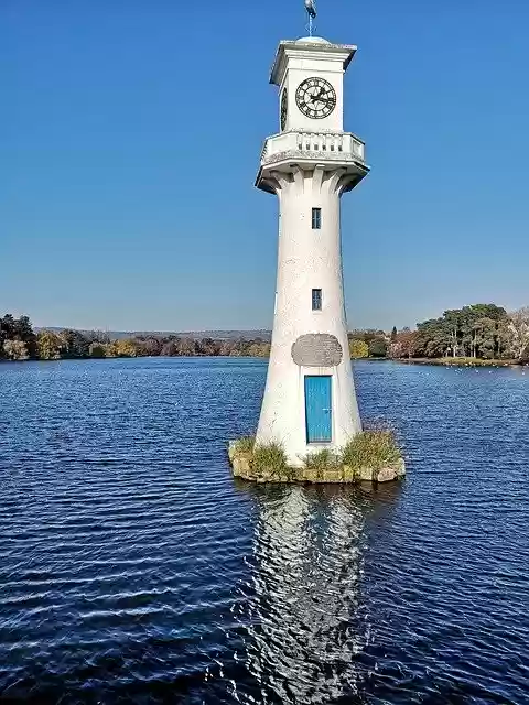 Free download Cardiff Roath Park Lake Lighthouse -  free photo or picture to be edited with GIMP online image editor