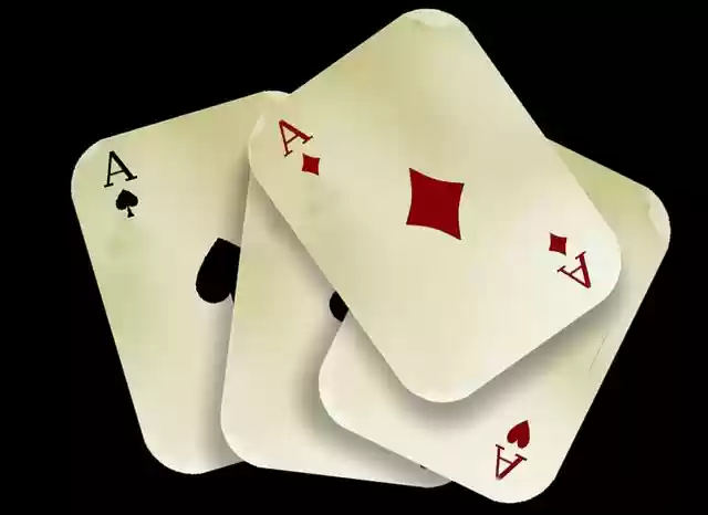 Free download cards game aces four diamonds free picture to be edited with GIMP free online image editor