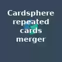 Cardsphere merge repeated cards  screen for extension Chrome web store in OffiDocs Chromium