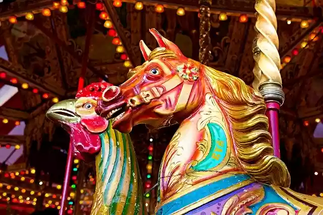 Free download Carousel Ride Funfair Fair -  free photo or picture to be edited with GIMP online image editor