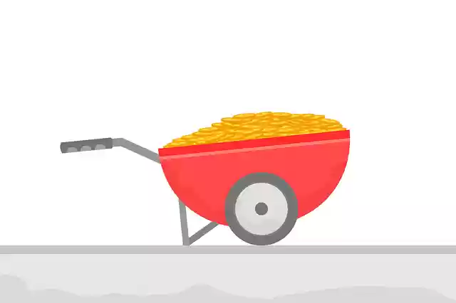 Free download Cart Full Coin - Free vector graphic on Pixabay free illustration to be edited with GIMP free online image editor