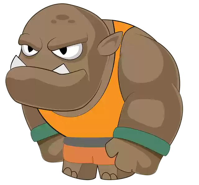 Free download Cartoon Monster Character -  free illustration to be edited with GIMP free online image editor