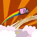 Cartoon: Nyan Cat theme 1920x1080  screen for extension Chrome web store in OffiDocs Chromium