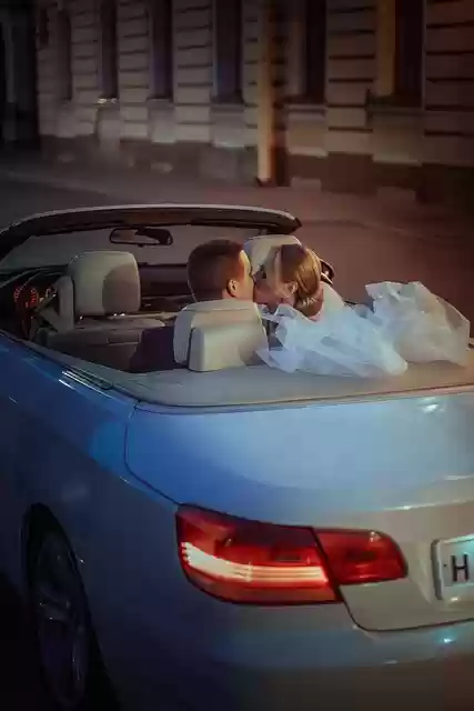 Free download car wedding bride car cabriolet free picture to be edited with GIMP free online image editor
