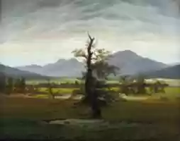 Free download Caspar David Friedrich, The only tree free photo or picture to be edited with GIMP online image editor
