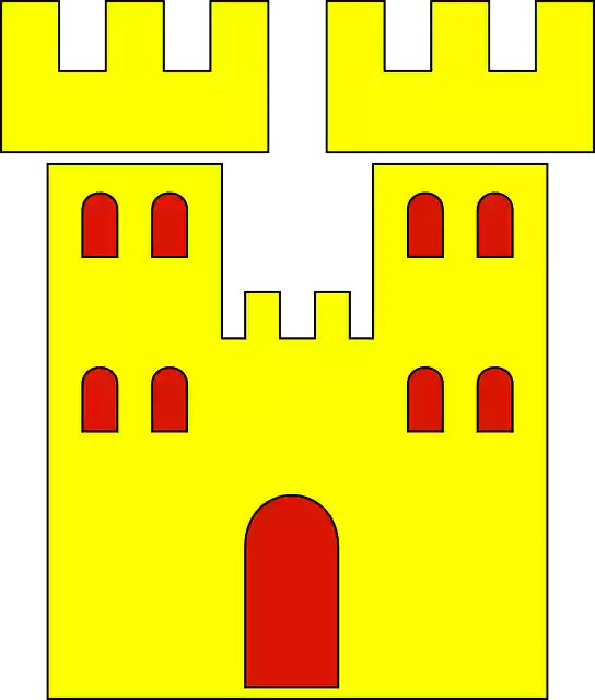 Free download Castle Heraldic - Free vector graphic on Pixabay free illustration to be edited with GIMP free online image editor
