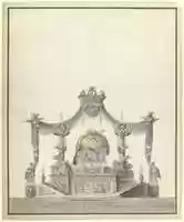 Free download Catafalque of the Empress Catherine the Great of Russia (Side Elevation). free photo or picture to be edited with GIMP online image editor
