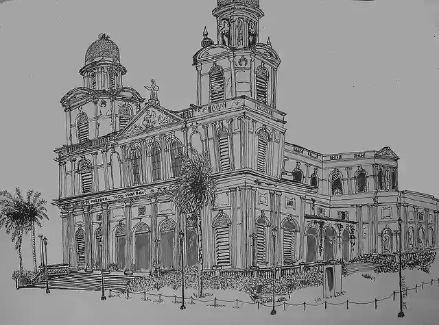 Free download Cathedral Managua -  free illustration to be edited with GIMP free online image editor