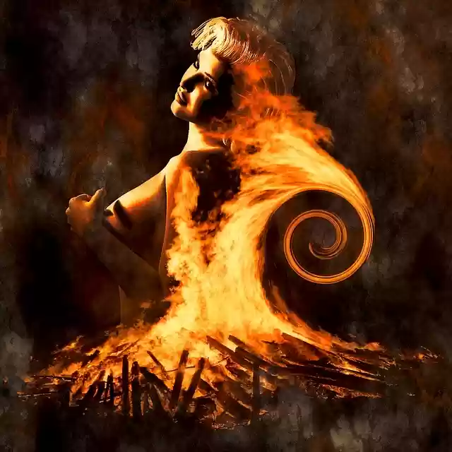 دانلود رایگان سی دی کاور آتش آهنگسازی عکس فانتزی رایگان برای ویرایش با ویرایشگر تصویر آنلاین رایگان GIMP