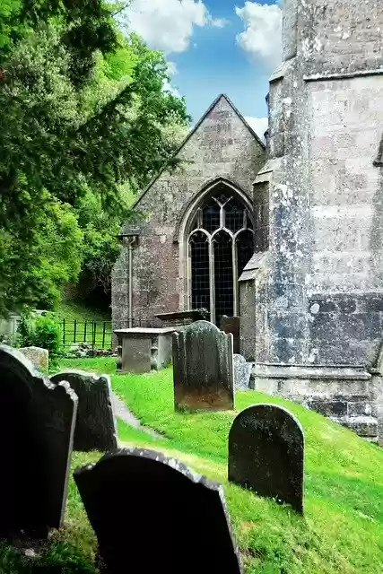 Free download Cemetery Church Tombstone -  free photo or picture to be edited with GIMP online image editor