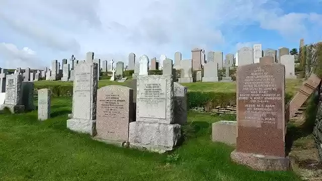 Free download Cemetery Tombstones Mourning -  free photo or picture to be edited with GIMP online image editor