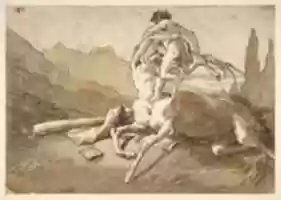 Free download Centaur Holding Up a Youthful Satyr free photo or picture to be edited with GIMP online image editor