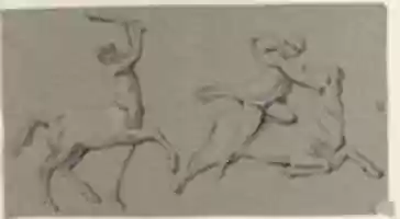 Free download Centaur with Club and Maiden on Bull free photo or picture to be edited with GIMP online image editor