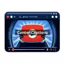 Center Captions  screen for extension Chrome web store in OffiDocs Chromium